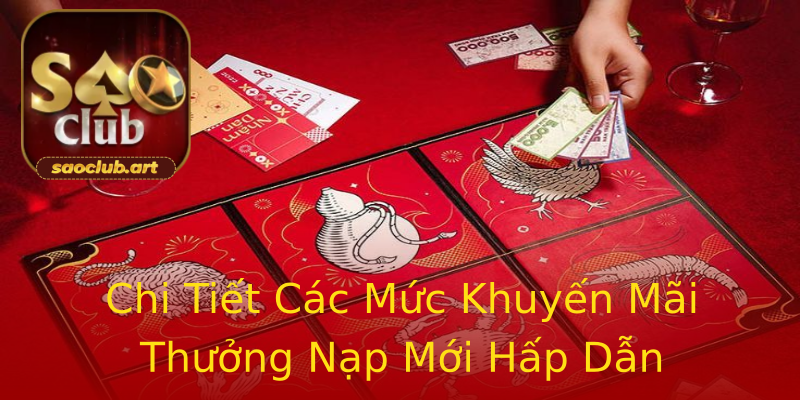 Chi Tiết Các Mức Khuyến Mãi Thưởng Nạp Mới Hấp Dẫn Chi Tiết Các Mức Khuyến Mãi Thưởng Nạp Mới Hấp Dẫn